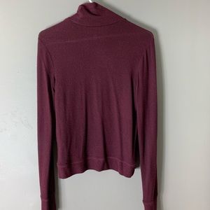 Burgundy Turtleneck